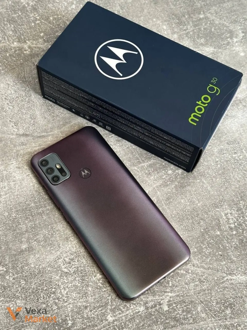 Смартфон Motorola Moto G30 6/128 Dark Pearl — фото 2