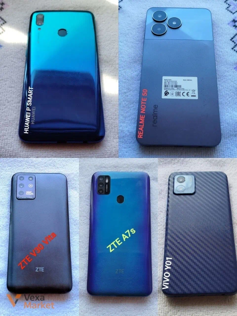 Смартфони Huawei P Smart, Realme Note 50, ZTE V50 Vita, ZTE A7s, Vivo Y01