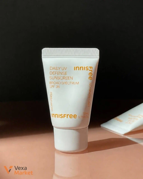 Сонцезахисний крем для обличчя Innisfree Daily UV Defense Sunscreen Broad Spectrum SPF36 Mini 10ml