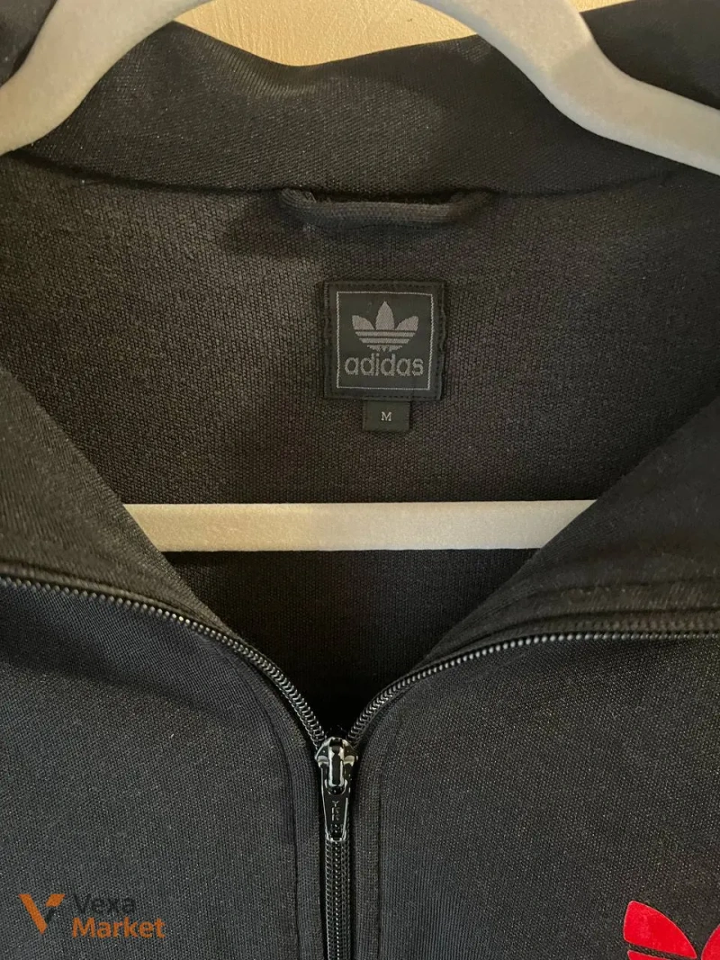 Спортивна кофта Adidas жіноча чорна — фото 2