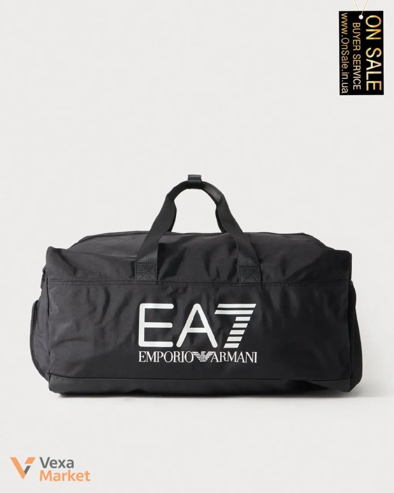 Спортивна сумка EA7 Emporio Armani TRAIN GYM BAG чорна — фото 2