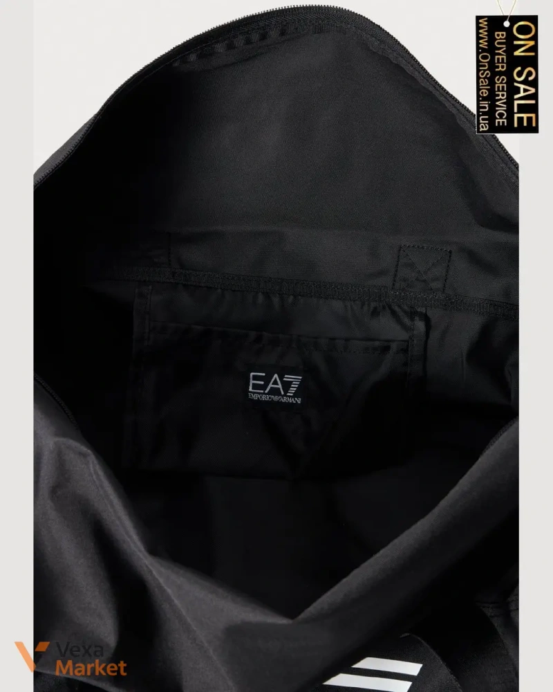 Спортивна сумка EA7 Emporio Armani TRAIN GYM BAG чорна — фото 4