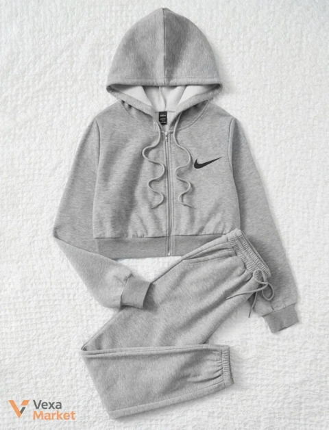 Спортивный костюм (худи + джоггеры) Nike 1356/1 bl меланж