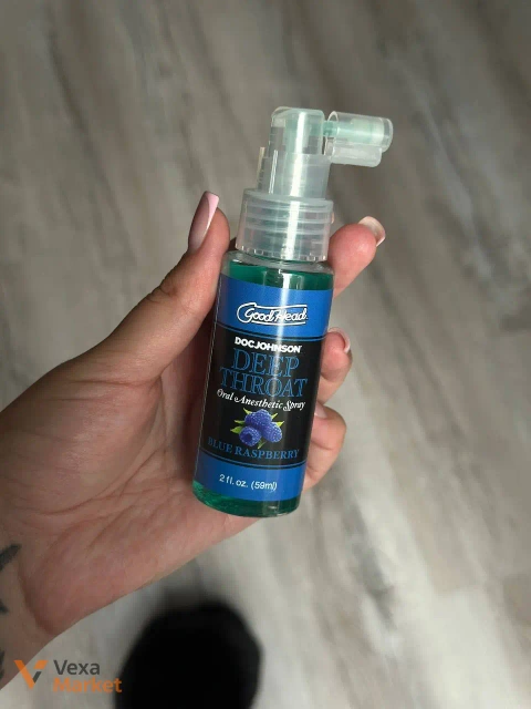 Спрей для ротової порожнини Doc Johnson Deep Throat Blue Raspberry