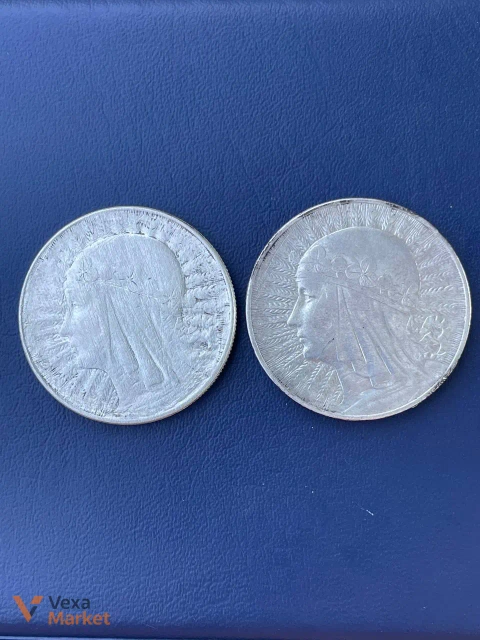 Срібна монета 10 злотих «Полонія» 1932/1933 років (Польща, Ag 750)