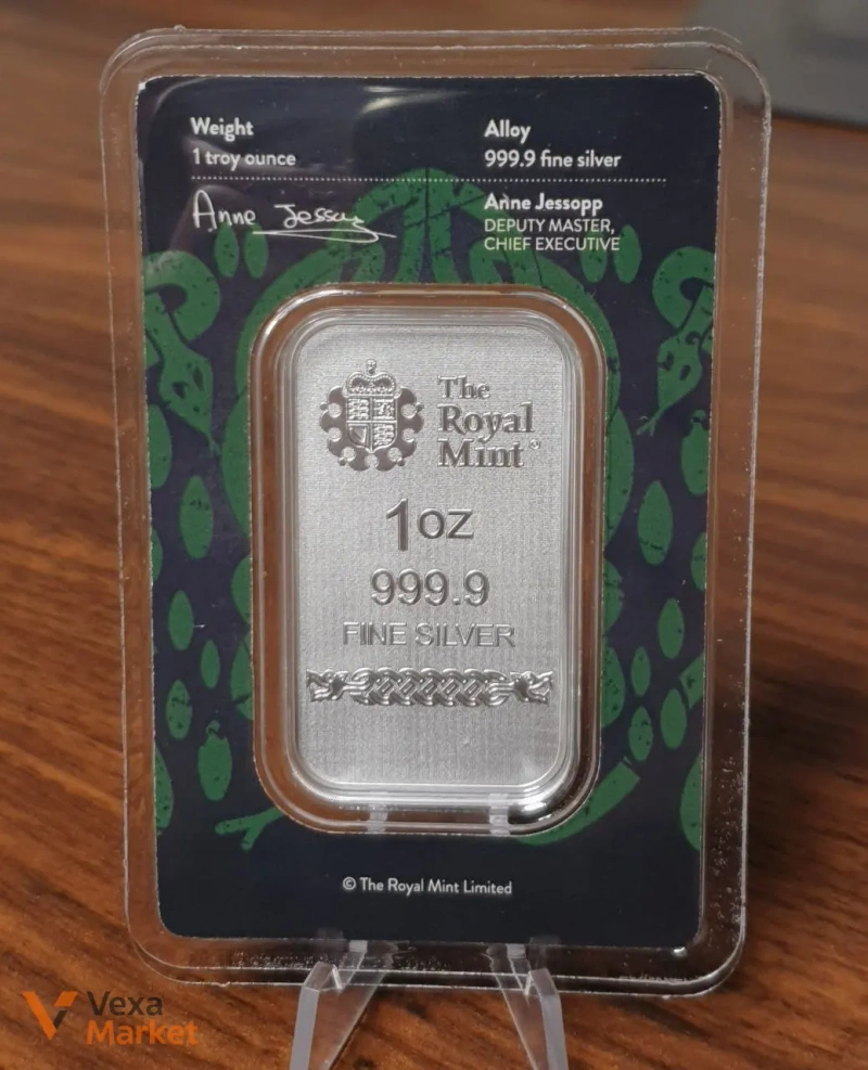 Срібний злиток "Локі" від Royal Mint, 1 унція — фото 2
