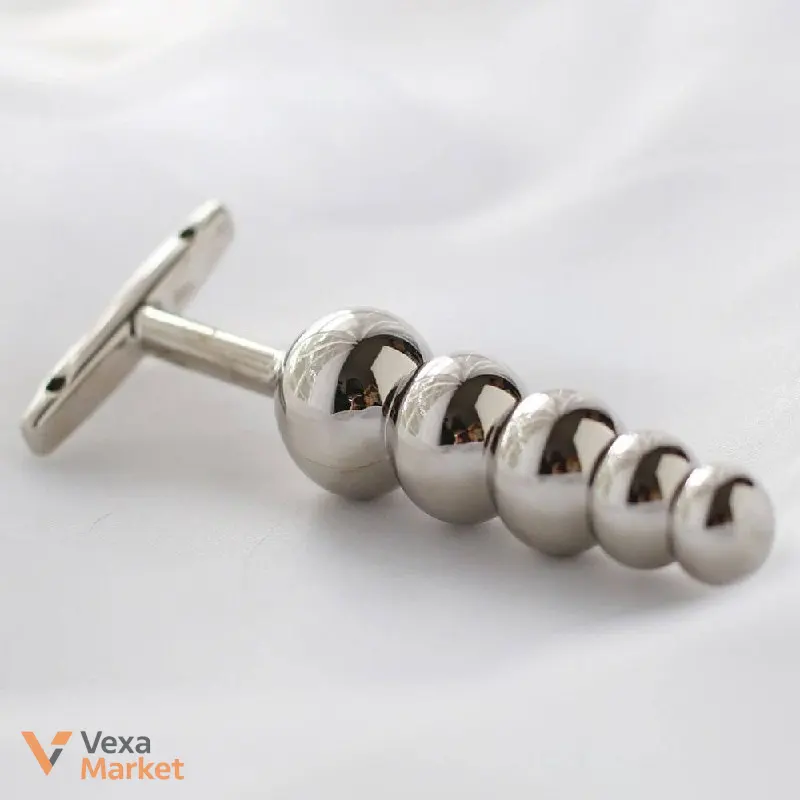 Сталева анальна пробка SteelCore Матрьошка — фото 4