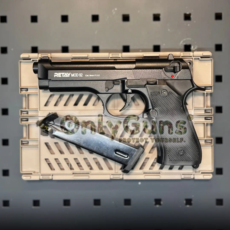 Стартовий пістолет Retay Beretta 92, під холостий патрон — фото 3