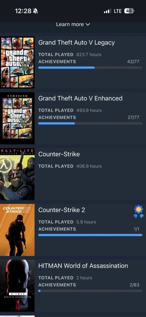 Steam аккаунт с GTA 5, Counter-Strike 2, HITMAN World of Assassination, Metro 2033 Redux