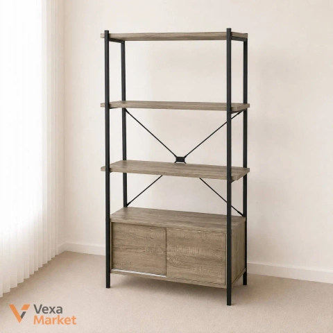 Стелаж в стилі LOFT з тумбою 80х35х160см