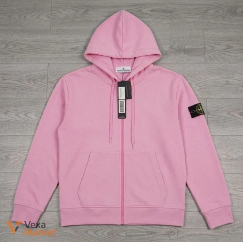 Stone Island Худі рожеве/коричневе