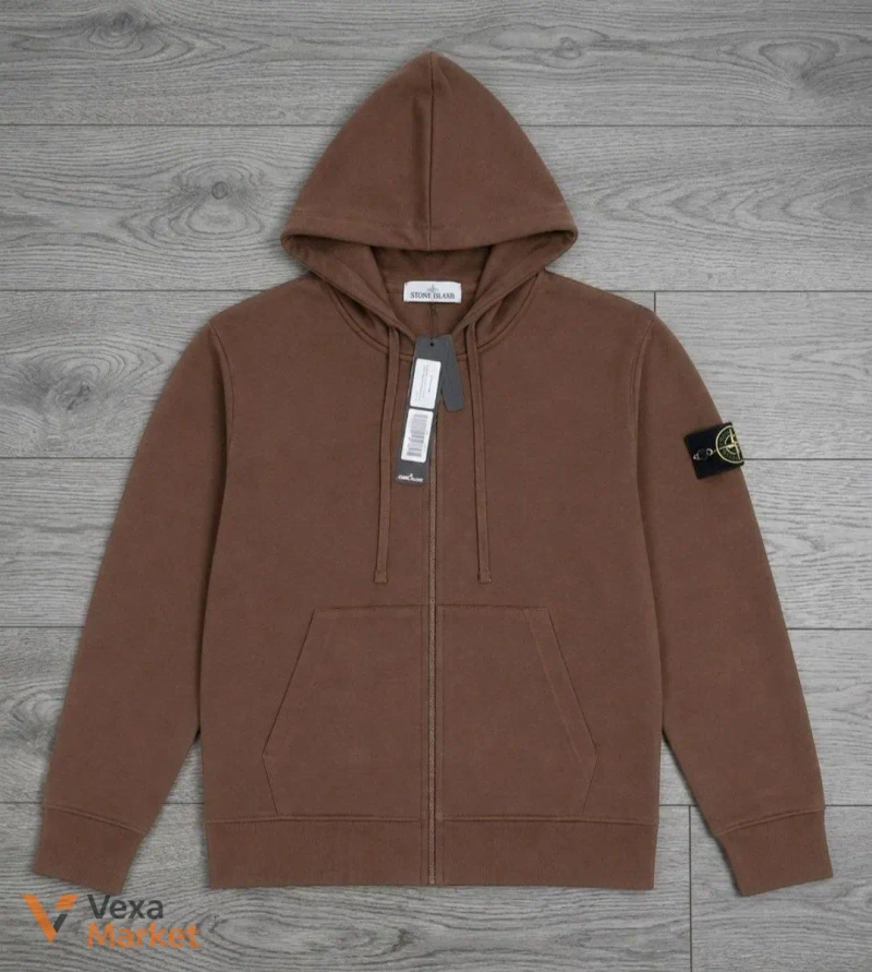Stone Island Худі рожеве/коричневе — фото 2