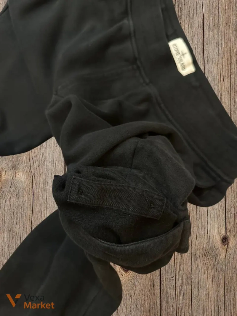 Stone Island штани чоловічі чорні розмір S — фото 4