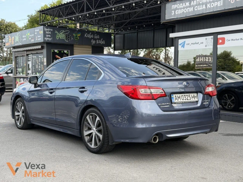Subaru Legacy 2015 Бензин 2.5 л. Сірий — фото 4