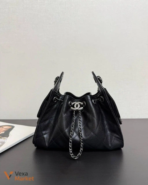 Сумка Chanel 26 см срібло