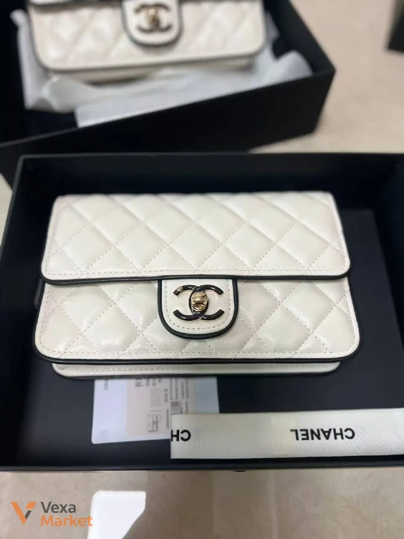 Сумка Chanel біла — фото 2