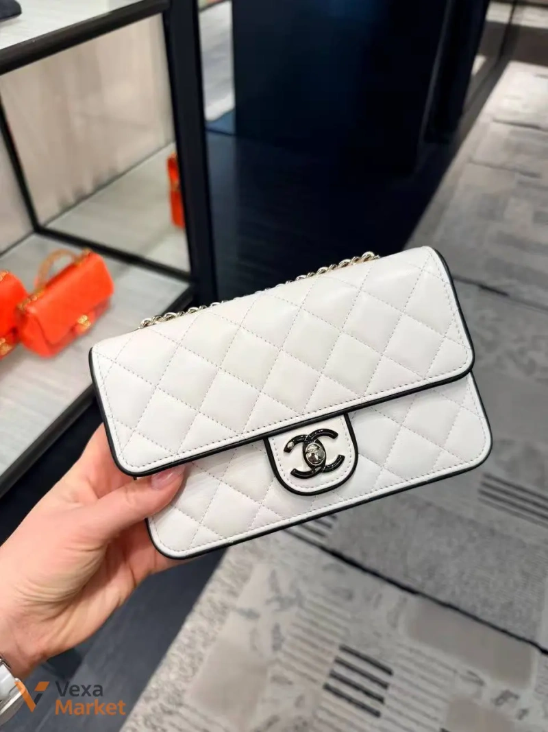 Сумка Chanel біла — фото 3