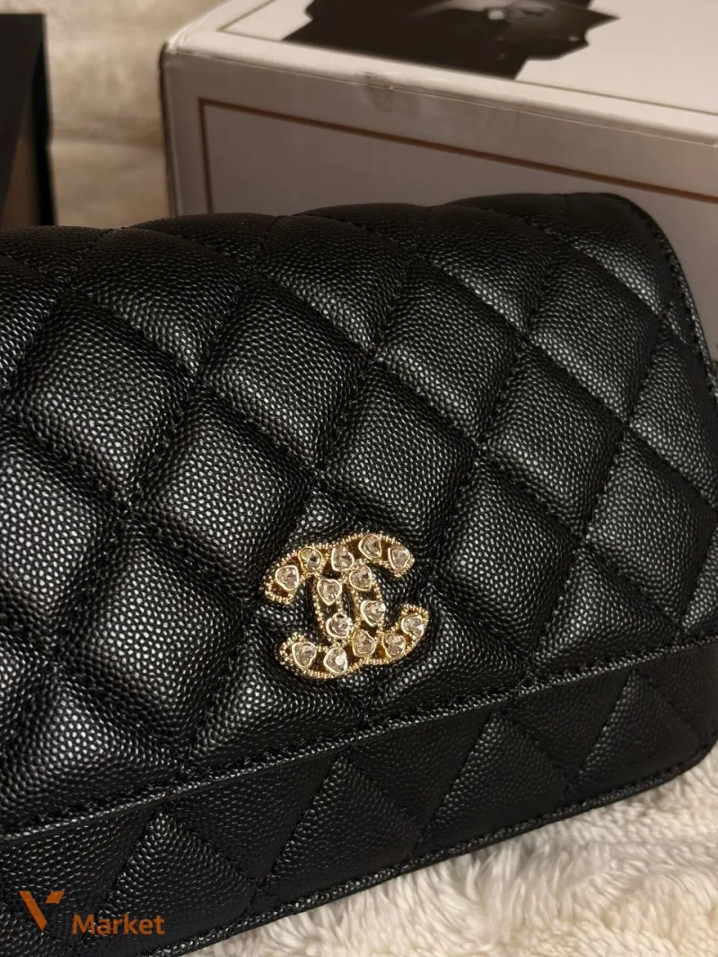 Сумка Chanel чорна — фото 2