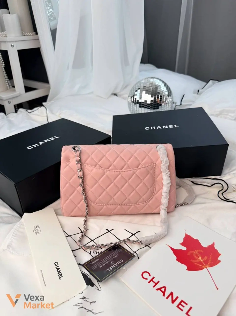 Сумка Chanel Classic Flap 25 рожева — фото 4