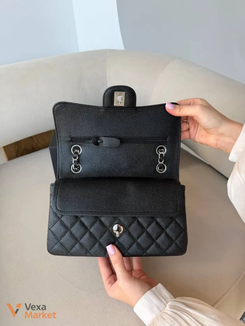 Сумка Chanel Classic зерниста шкіра — фото 3