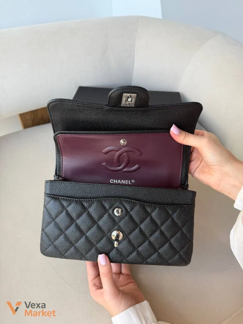 Сумка Chanel Classic зерниста шкіра — фото 4