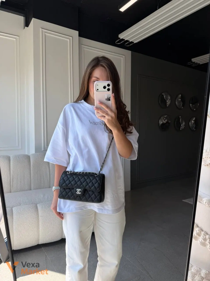 Сумка Chanel Classic зерниста шкіра — фото 5