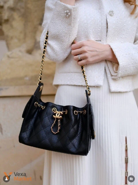 Сумка Chanel шкіряна золота mini 22х15см