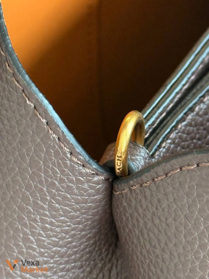 Сумка Coach коричнева — фото 6