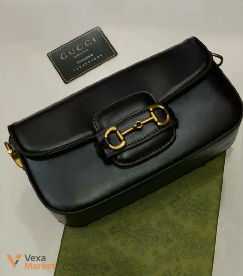 Сумка GUCCI Horsebit 1955 чорна