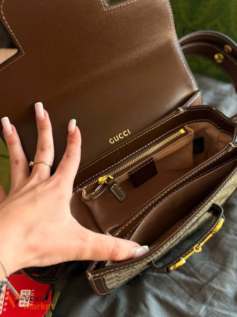 Сумка Gucci Horsebit 1955 Mini Bag — фото 4