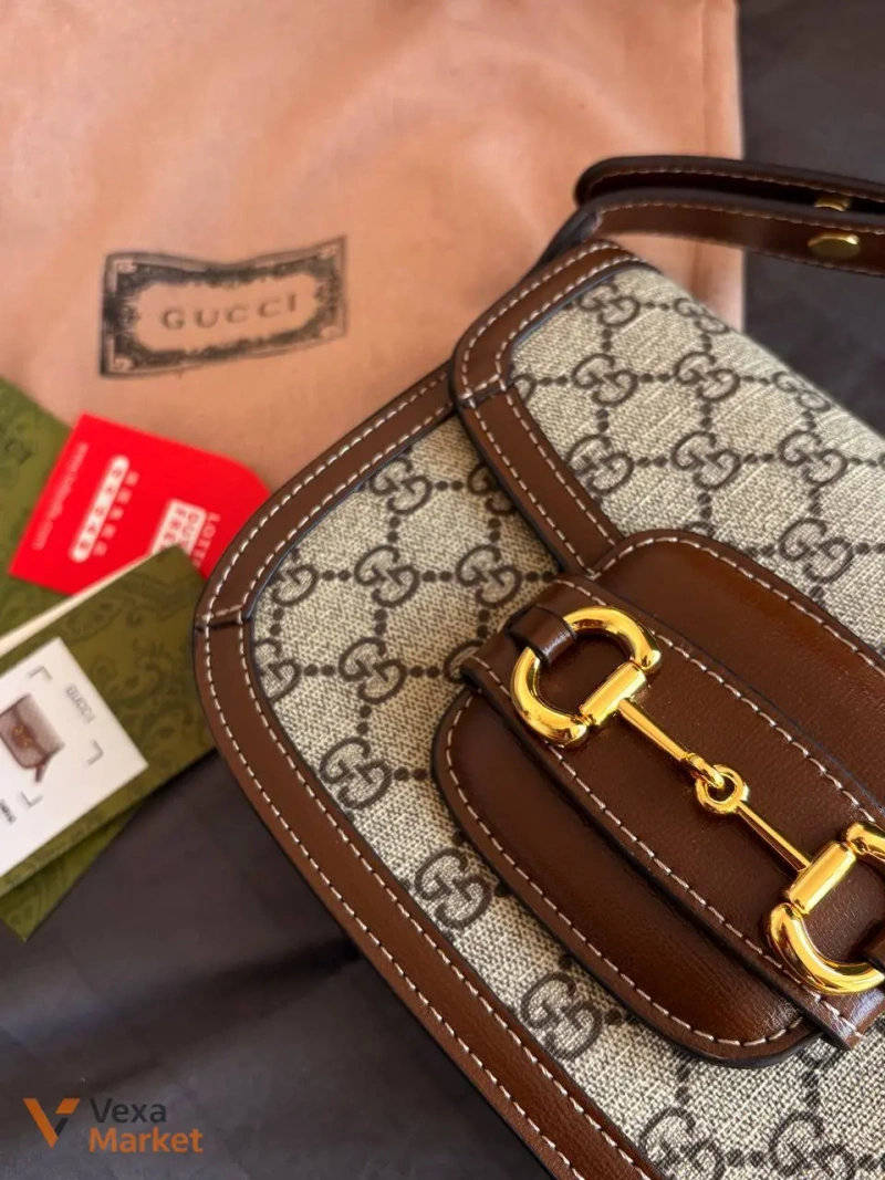 Сумка Gucci Horsebit 1955 Mini Bag — фото 5