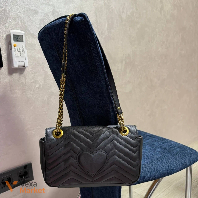 Сумка Gucci жіноча чорна — фото 2
