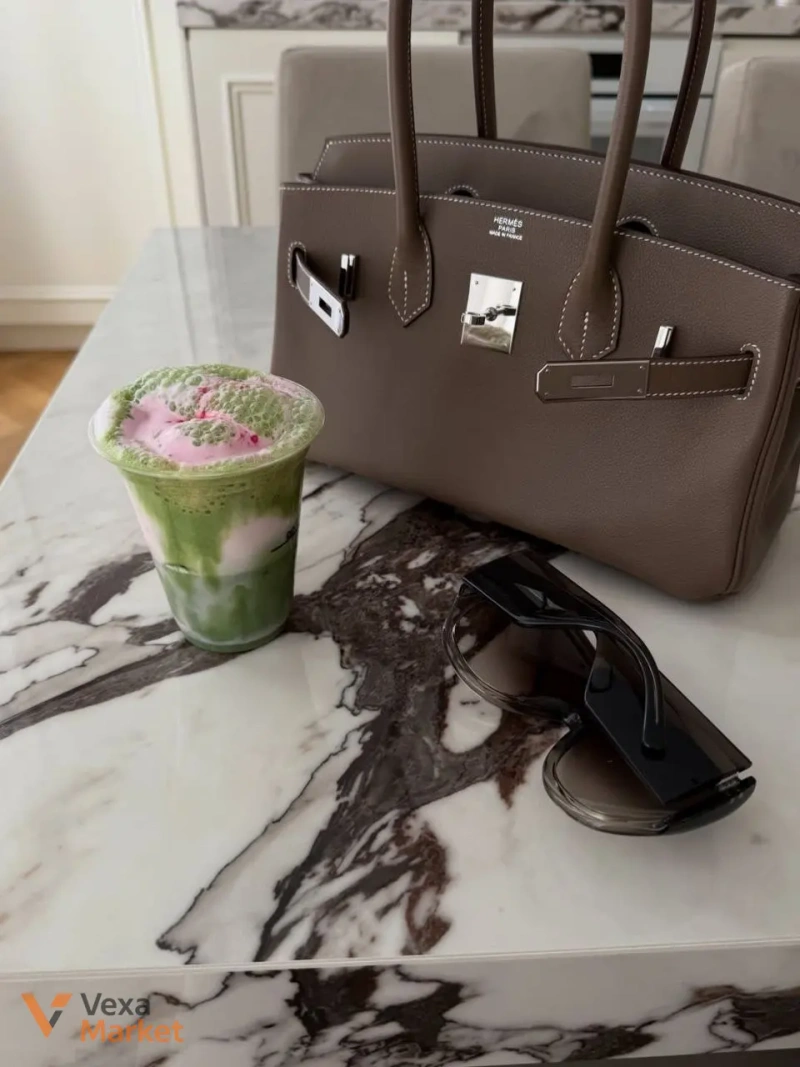 Сумка Hermes Birkin 30 cm цвет Trench — фото 5