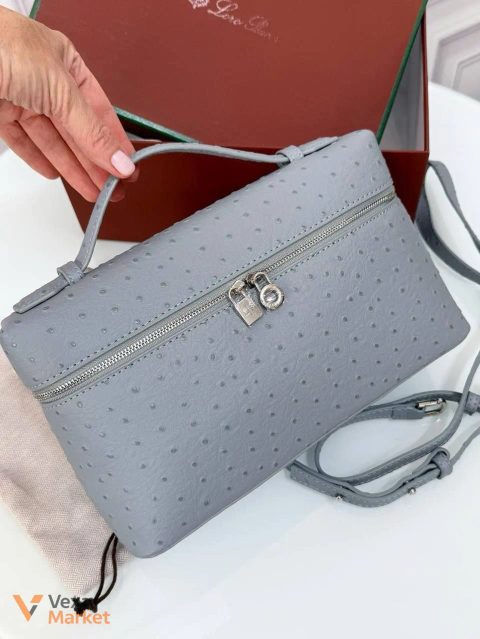 Сумка LOROPIANA сіра 27 см