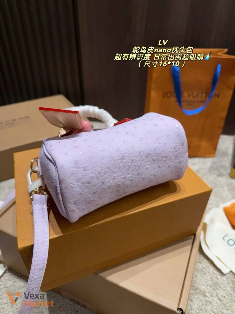 Сумка Louis Vuitton Speedy nano натуральна шкіра — фото 6