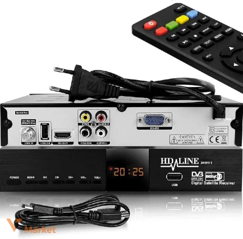 Супутниковий ресивер HD-LINE ECHOSAT 20500 S Full HD 1080p DVB-S2 USB