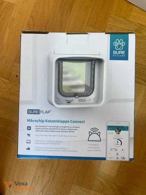 Sure Flap Mikrochip Katzenklappe Connect - дверцята для котів з підключенням до телефону