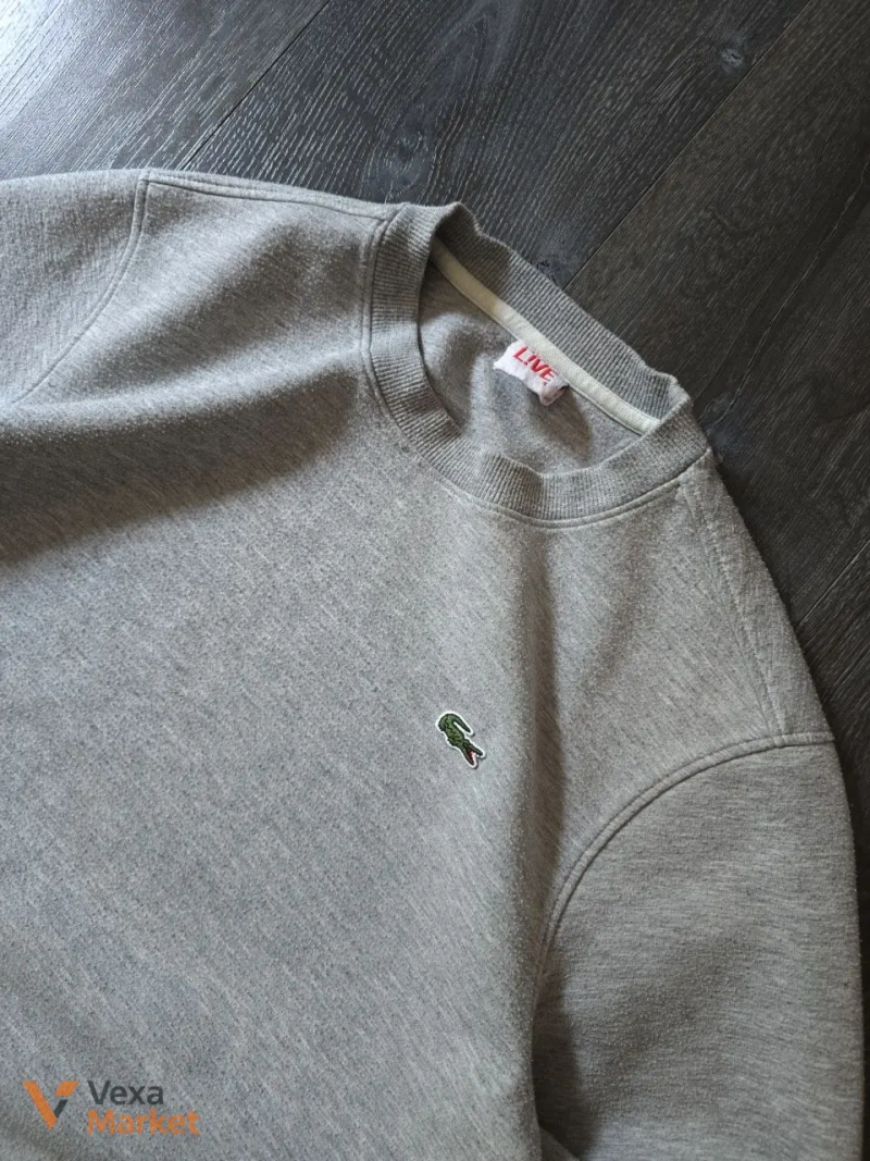 Світшот Lacoste сірий розмір M-L — фото 3