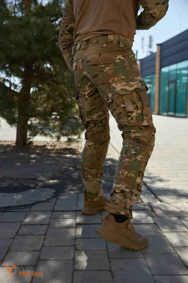 Тактические штаны KS Military рип-стоп с наколенниками — фото 6