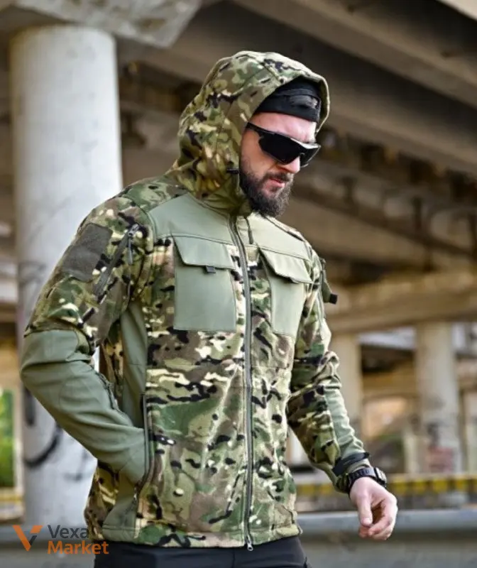 Тактична флісова кофта POLAR 320 Multicam / Olive — фото 2