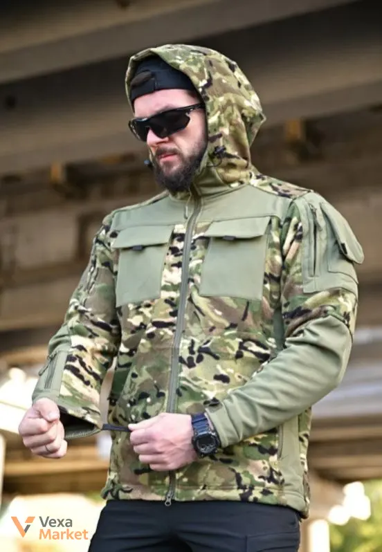 Тактична флісова кофта POLAR 320 Multicam / Olive — фото 7