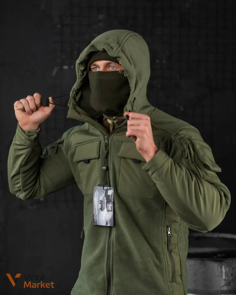 Тактична флісова куртка COMANDOS Combo Coyote / Multicam / Olive — фото 3