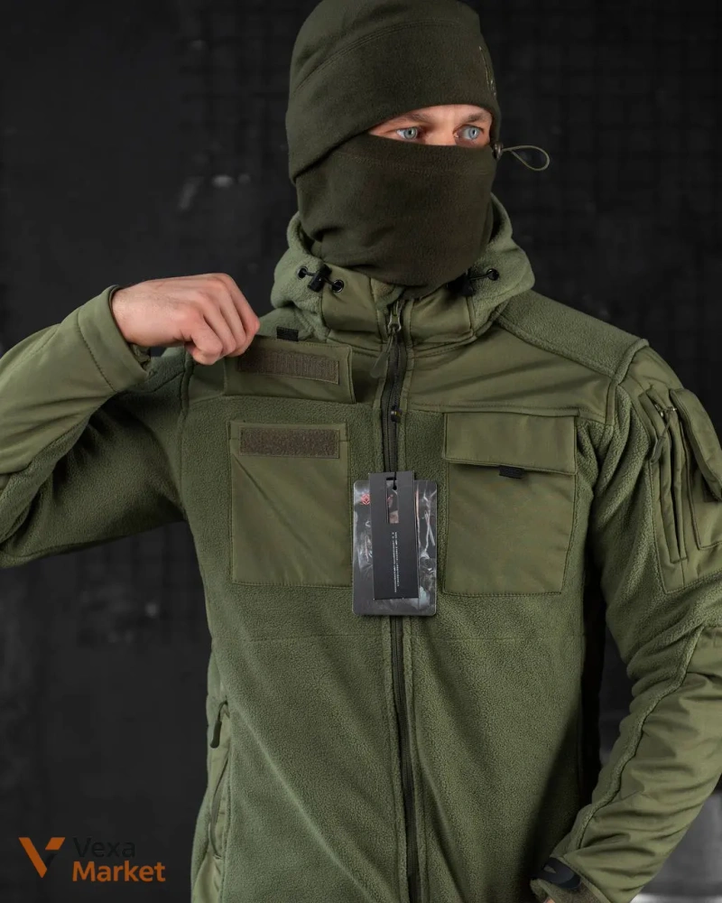 Тактична флісова куртка COMANDOS Combo Coyote / Multicam / Olive — фото 8