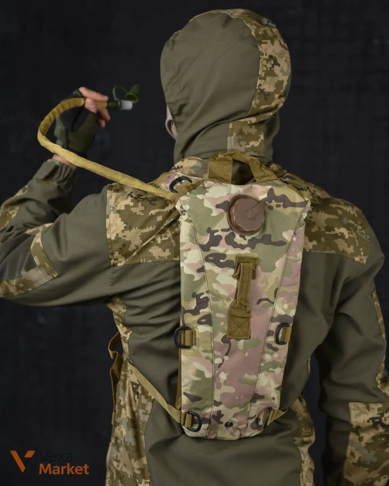Тактичний гідратор KMS 3L Multicam / Coyote — фото 3
