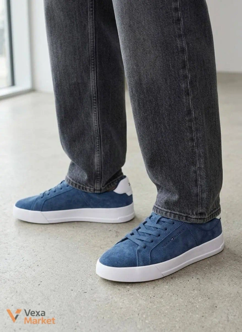 Tommy Hilfiger Court синие мужские кроссовки