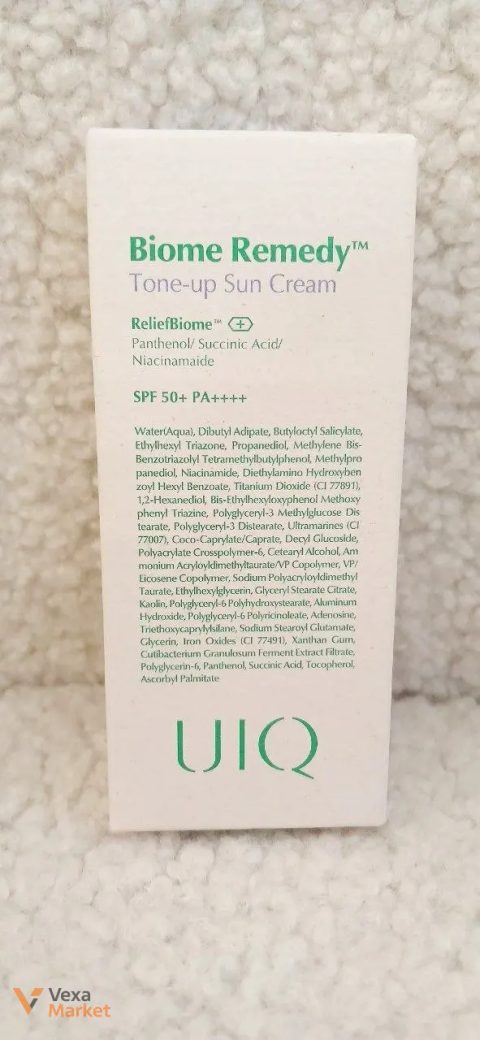 Тонуючий сонцезахисний крем UIQ Biome Remedy Tone-up Sun Cream SPF 50+ PA++++, 50 мл