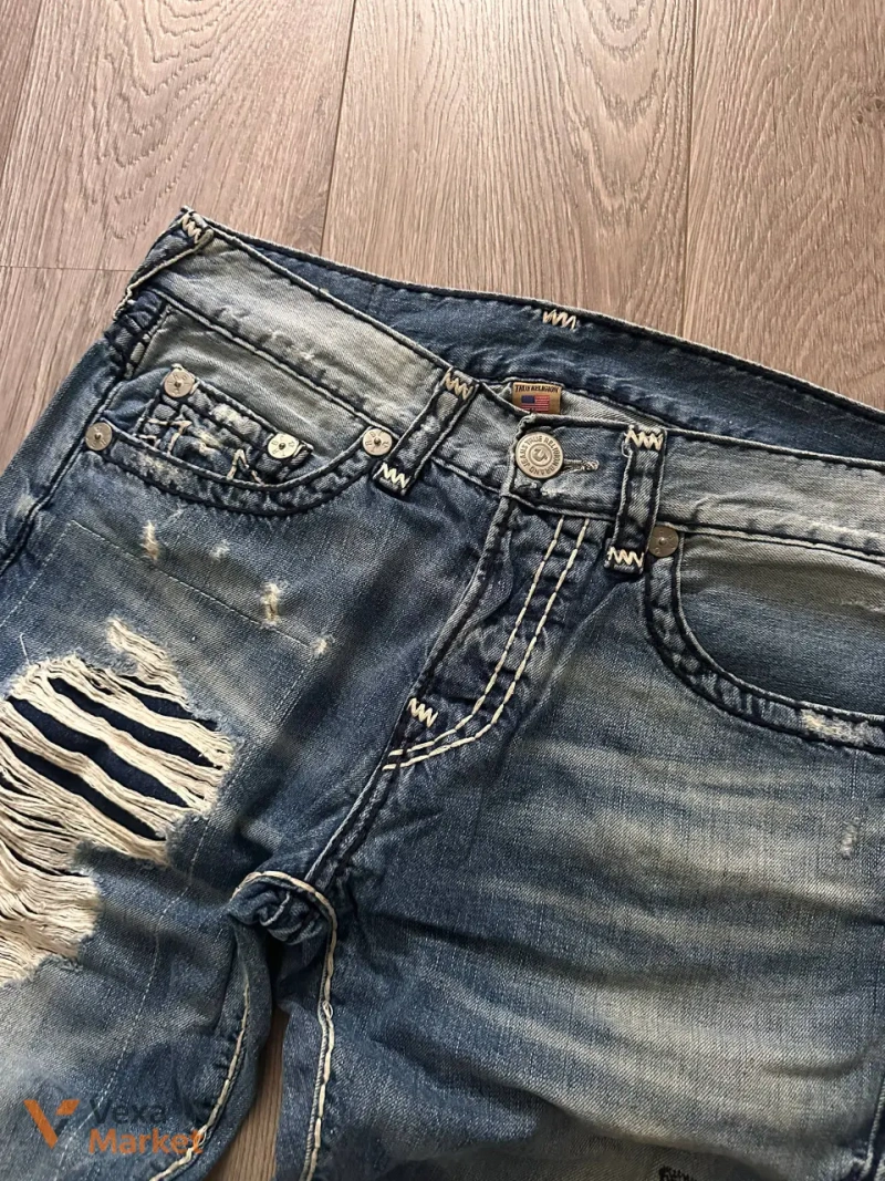 True Religion distressed jeans — фото 3