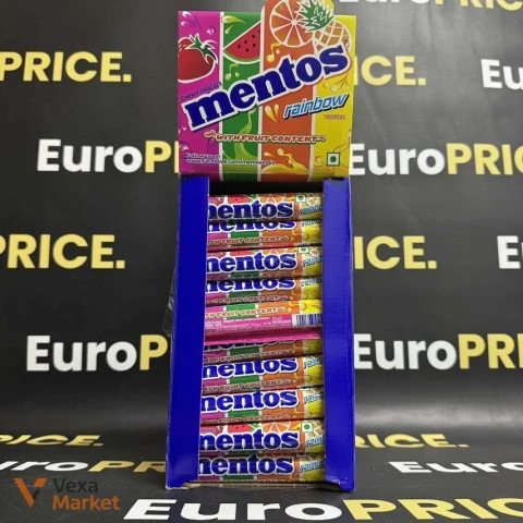 Цукерки-драже Mentos Rainbow, 26г