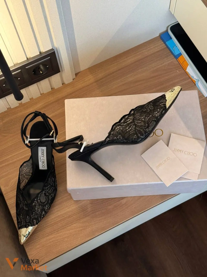 Туфлі Jimmy Choo жіночі чорні люкс — фото 4
