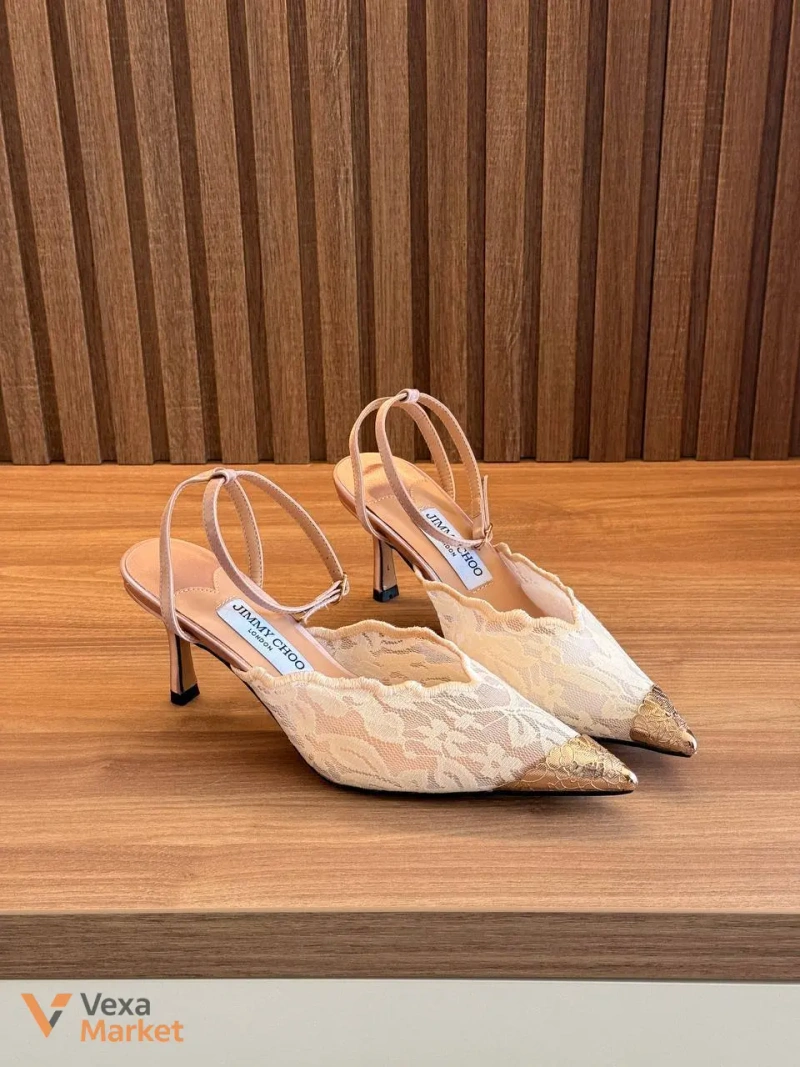 Туфлі Jimmy Choo жіночі мереживні — фото 3